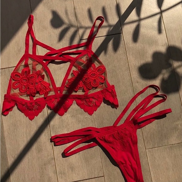 For Love and Lemons Ruby Appliqué Set - Picture 2 of 15